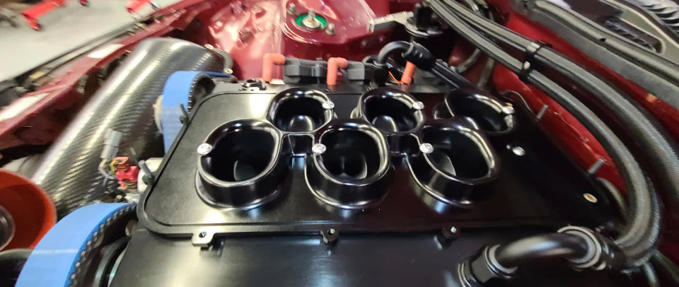 Custom Z32 HI-Ram adapter/Billet head covers