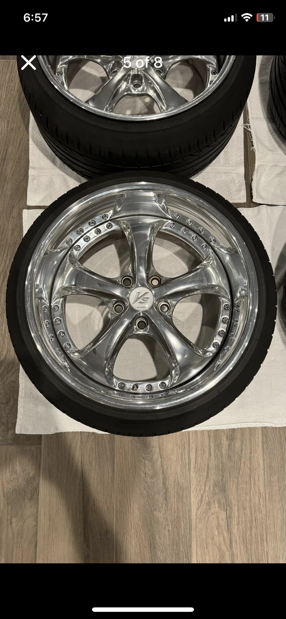 VS-KF Work Wheels - Set of 4