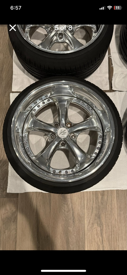 VS-KF Work Wheels - Set of 4